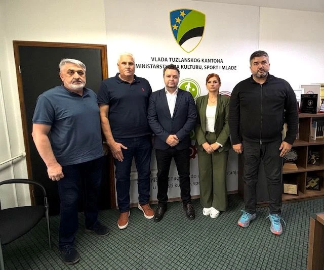 Ministar Gazdić upriličio prijem predstavnicima Saveza sjedeće odbojke BiH
